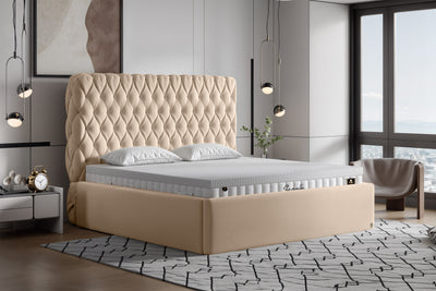 Di-Lara® Cleopatra Polsterbett mit Stauraum