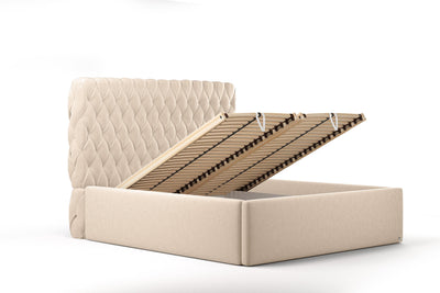 Di-Lara® Cleopatra Polsterbett mit Stauraum