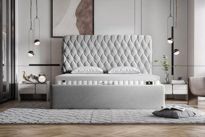 Di-Lara® Cleopatra Polsterbett mit Stauraum