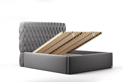 Di-Lara® Cleopatra Polsterbett mit Stauraum