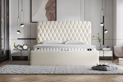 Di-Lara® Cleopatra Polsterbett mit Stauraum