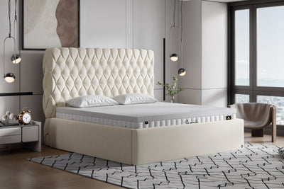 Di-Lara® Cleopatra Polsterbett mit Stauraum