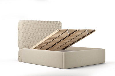Di-Lara® Cleopatra Polsterbett mit Stauraum