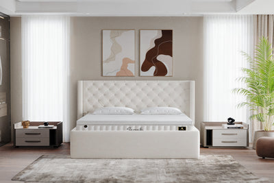 Di-Lara® Sarah Polsterbett mit Stauraum