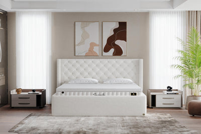 Di-Lara® Sarah Polsterbett mit Stauraum