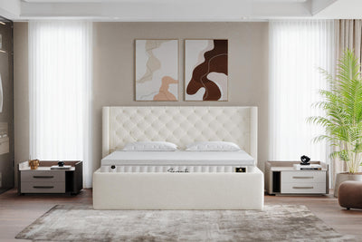 Di-Lara® Sarah Polsterbett mit Stauraum